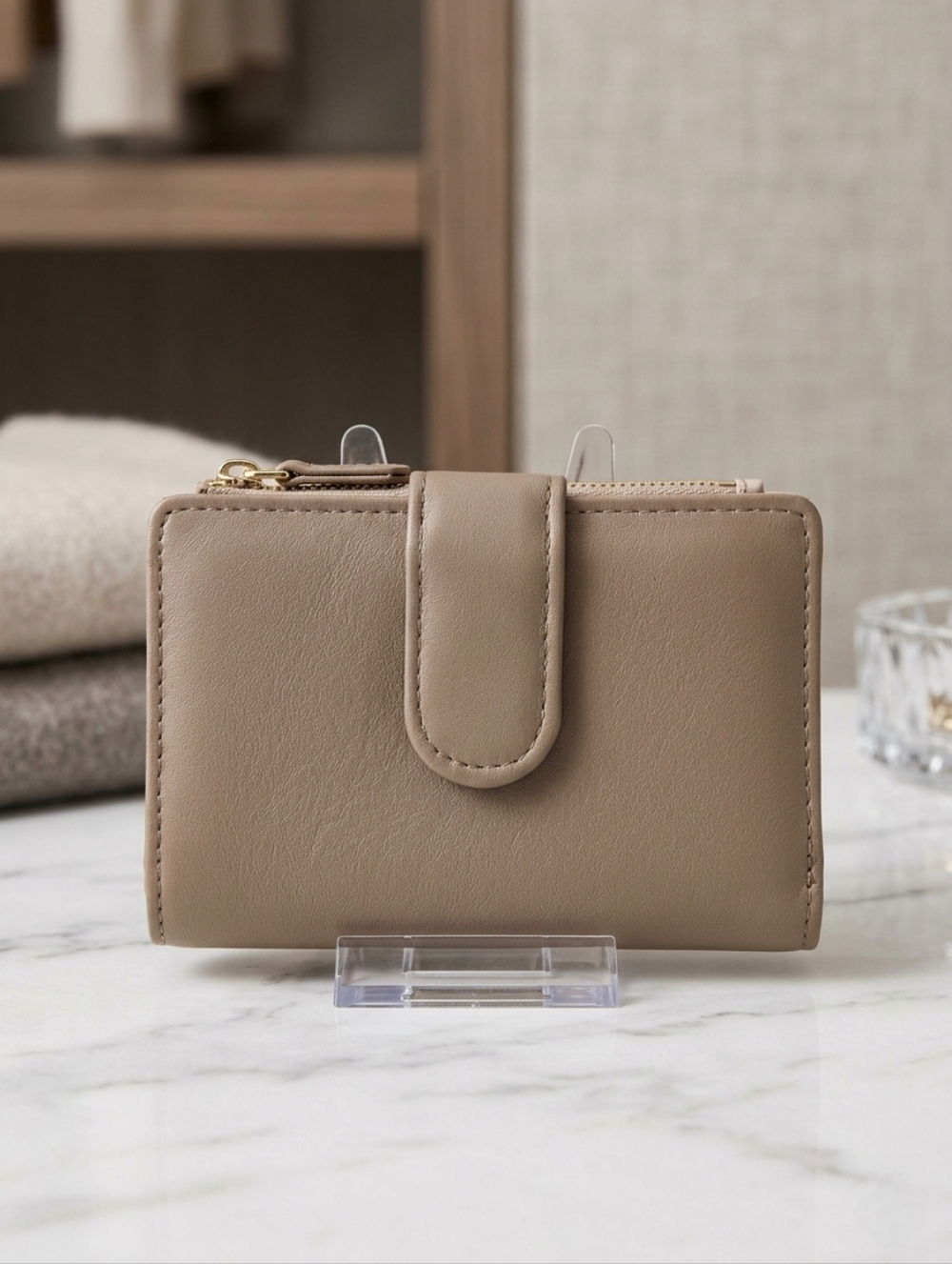 NWT Mundi Tan Wallet